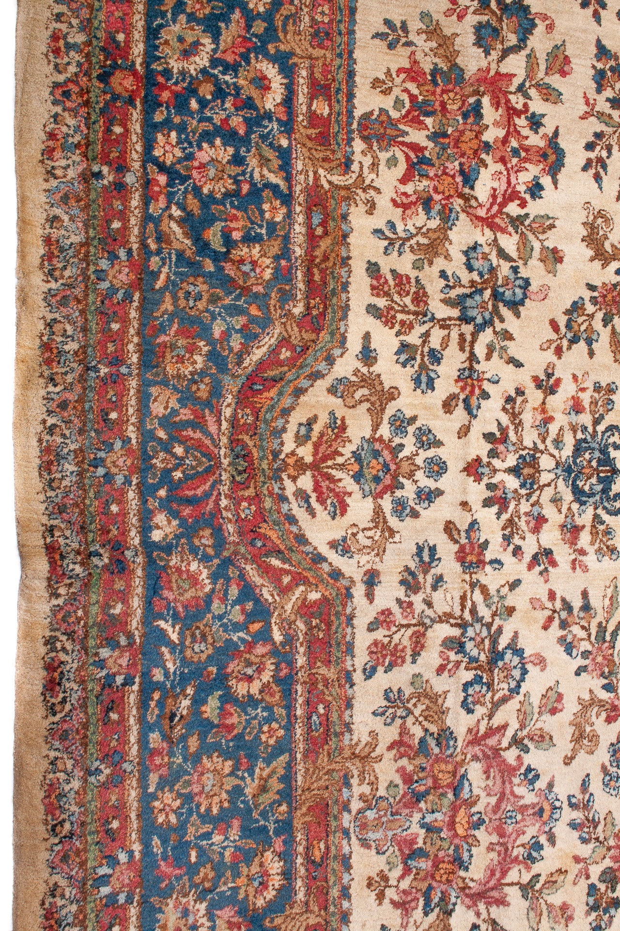 Semi-Antique Persian Kerman Rug