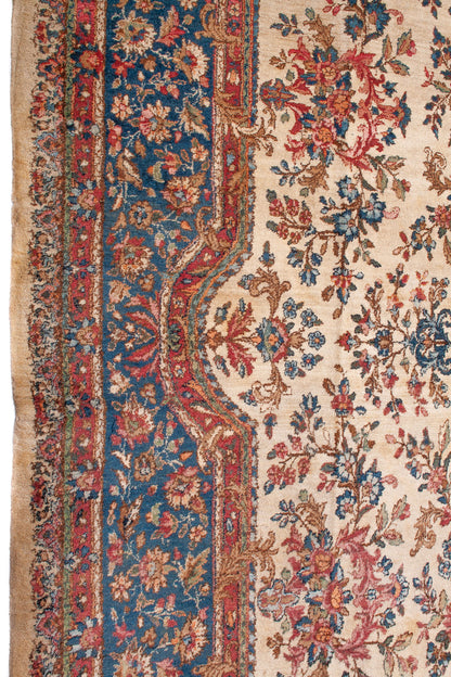 Semi-Antique Persian Kerman Rug