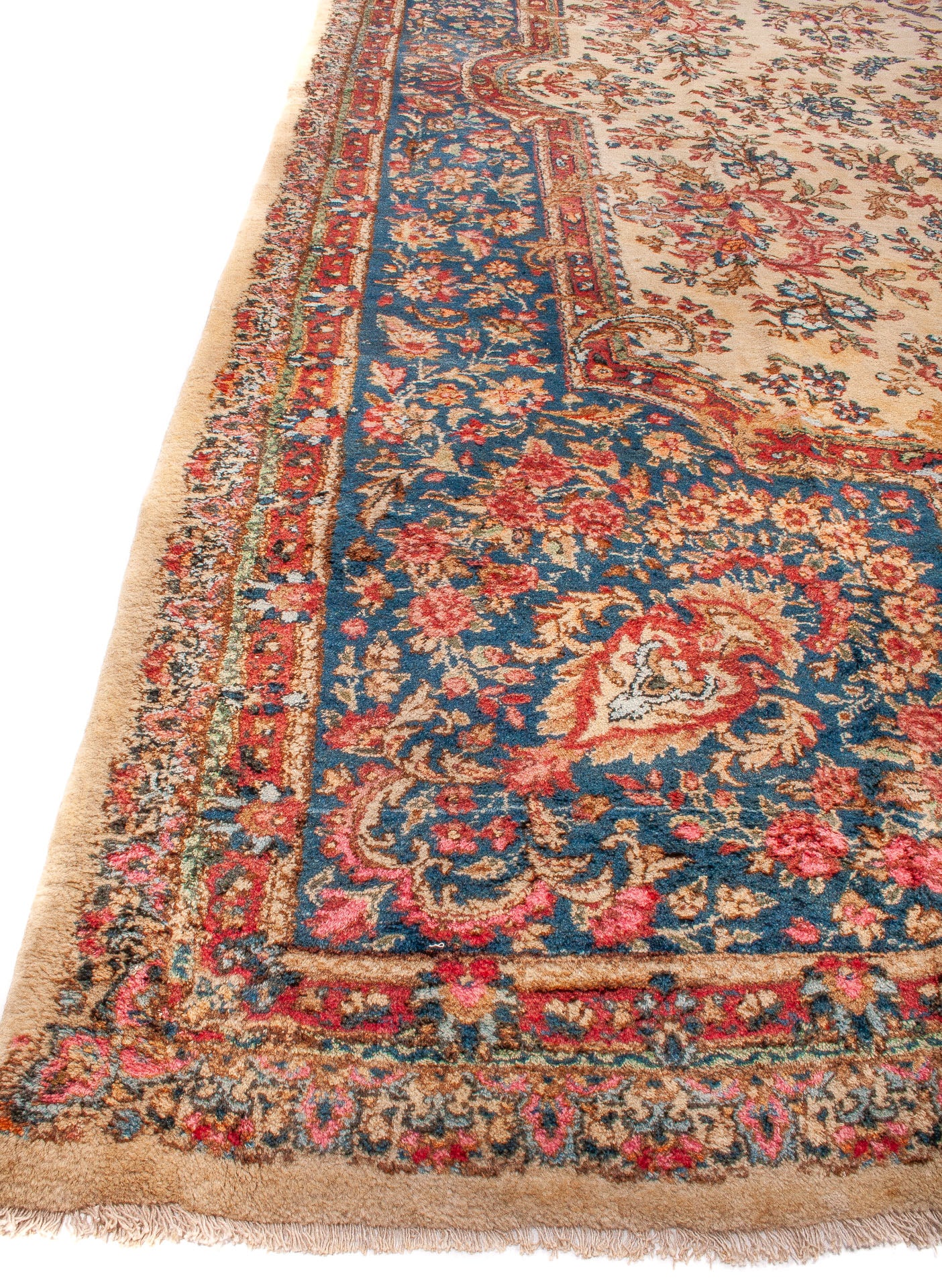 Semi-Antique Persian Kerman Rug