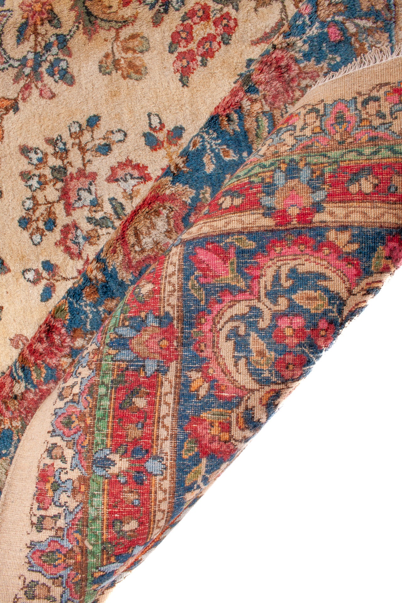Semi-Antique Persian Kerman Rug