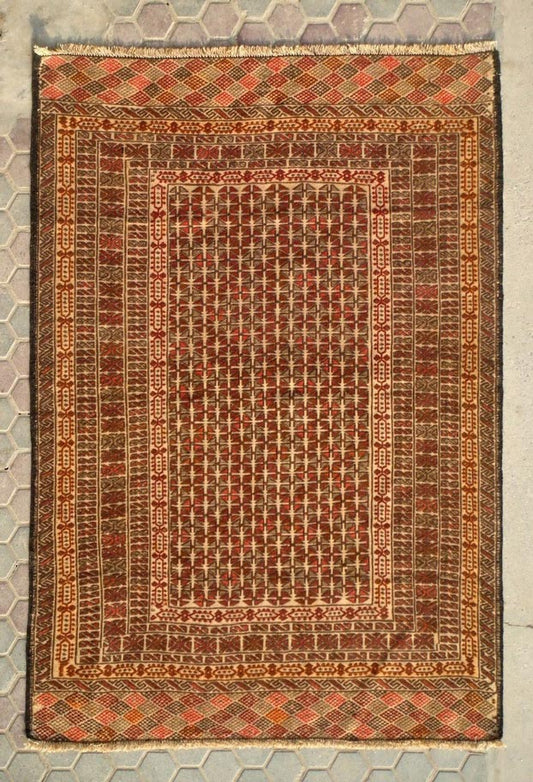 Afghan Herati Soumak Rug