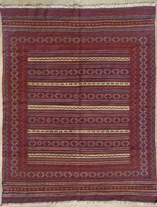 Afghan Maleki Soumak Rug