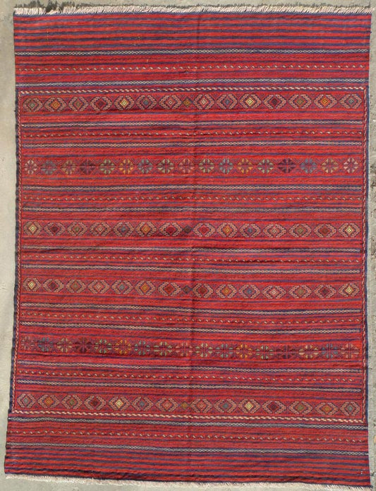 Afghan Maleki Soumak Rug