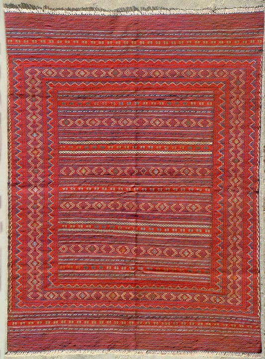 Afghan Maleki Soumak Rug