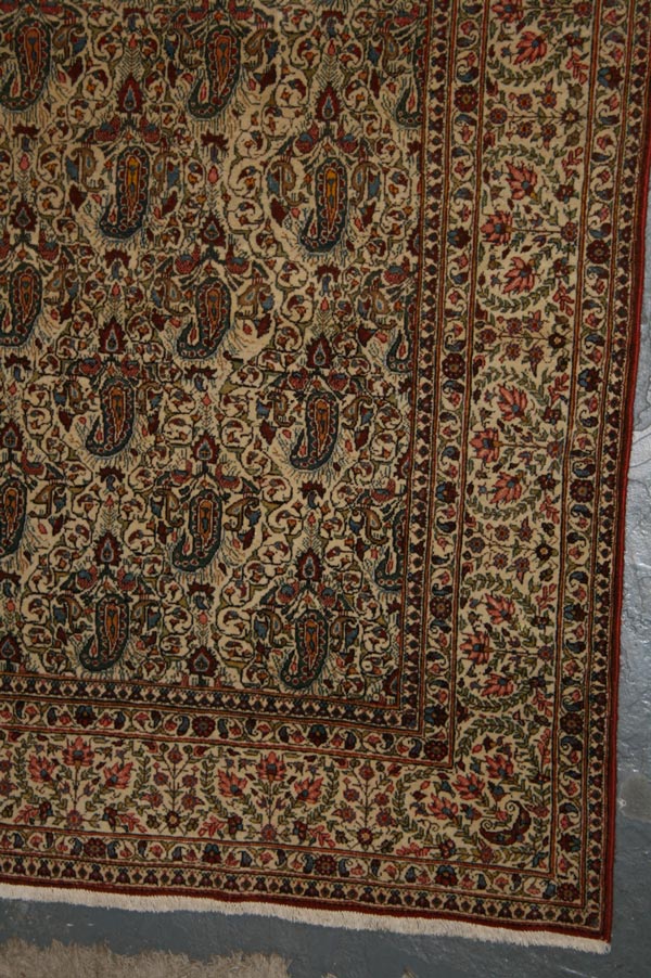 Antique Persian Qum Rug