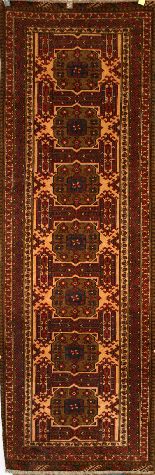 Afghan Turkman Runner Rug