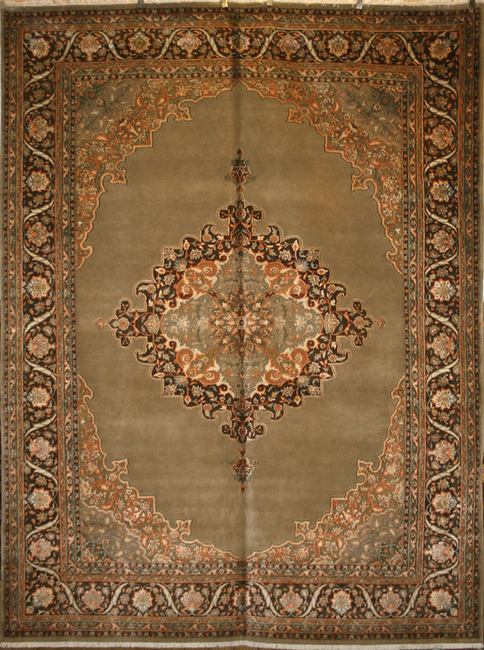 Indian Kashmir Wool & Silk Rug
