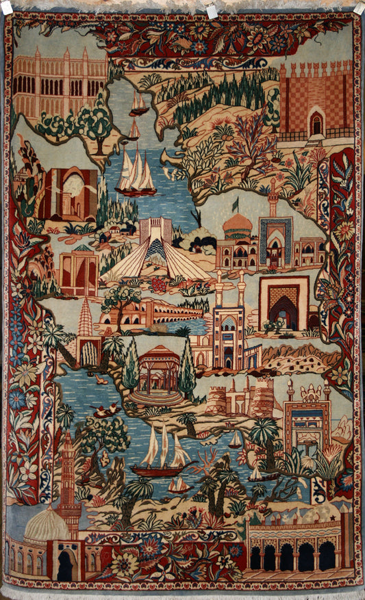 Persian Kashmar Rug