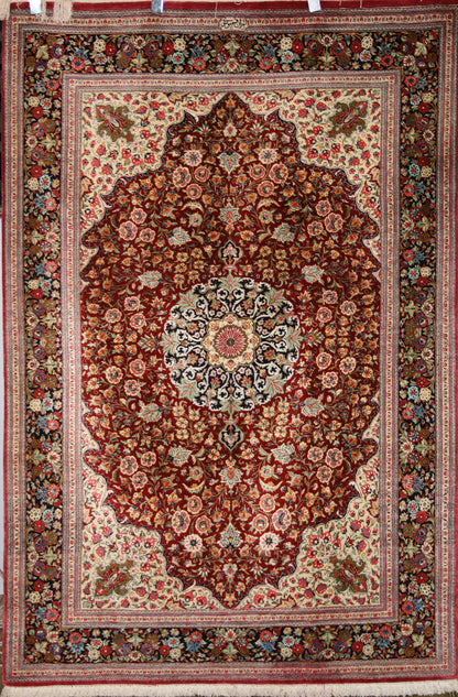 Persian Qum Silk Rug