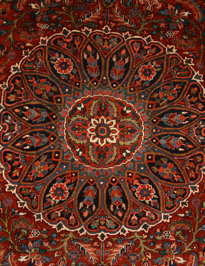 Semi-Antique Persian Heriz Rug