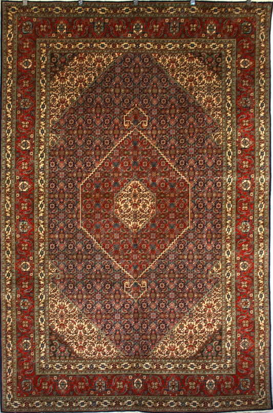 Semi-Antique Persian Tabriz Rug