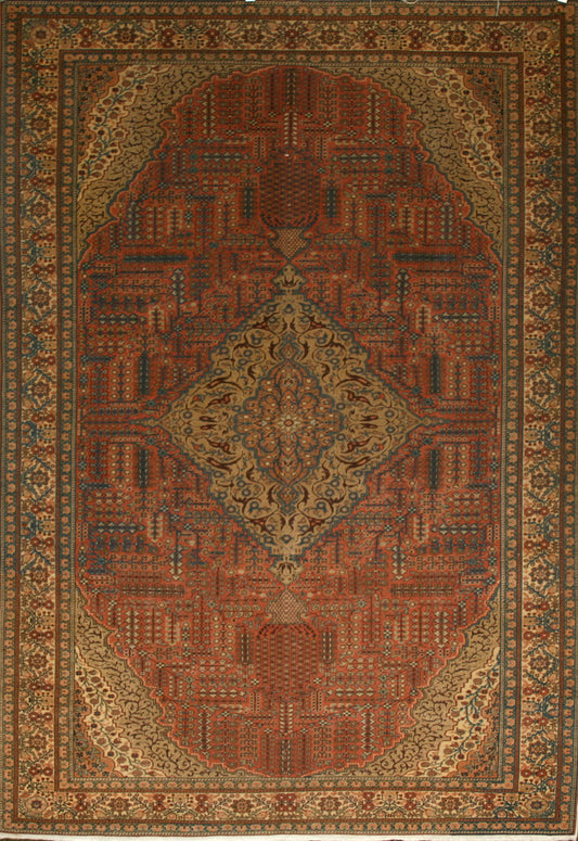 Semi-Antique Turkish Kaysari Rug