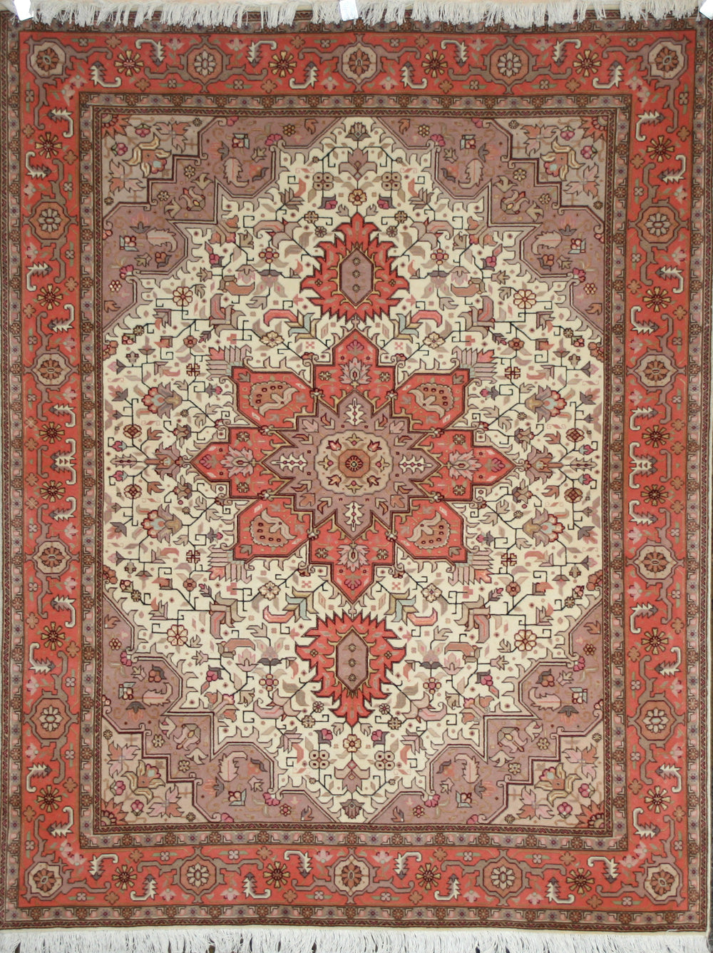 Persian Tabriz Wool & Silk Rug