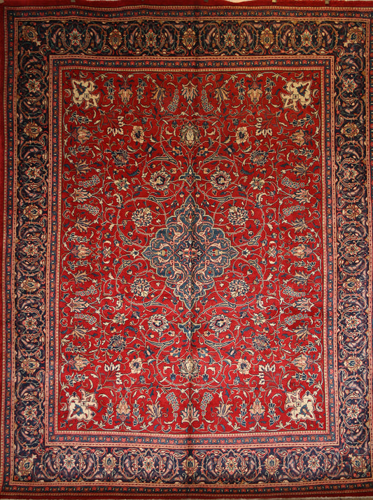 Semi-Antique Persian Ahar Rug