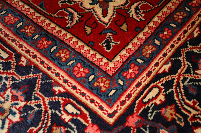 Semi-Antique Persian Ahar Rug