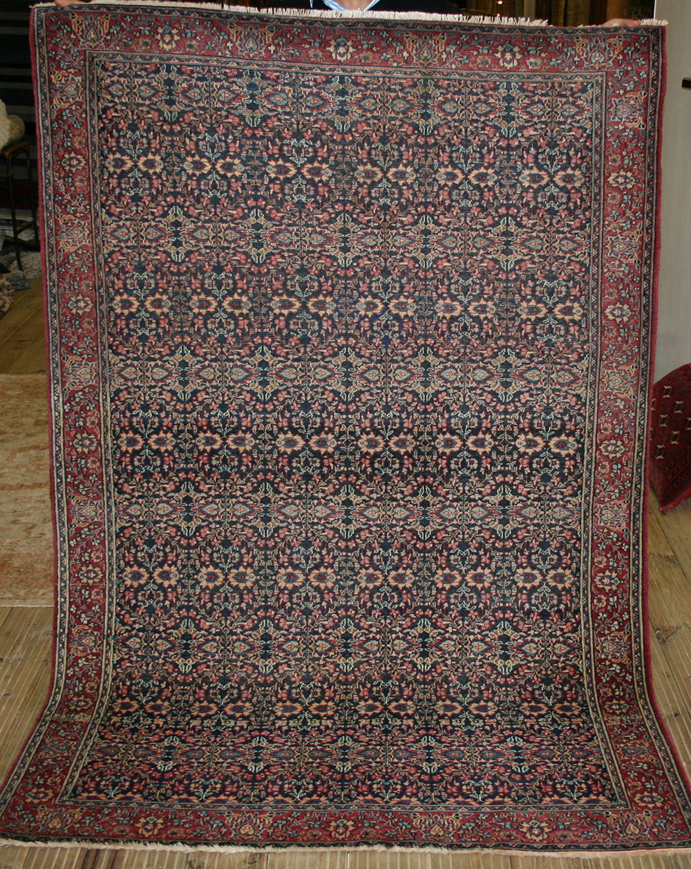 Antique Persian Mashad Rug