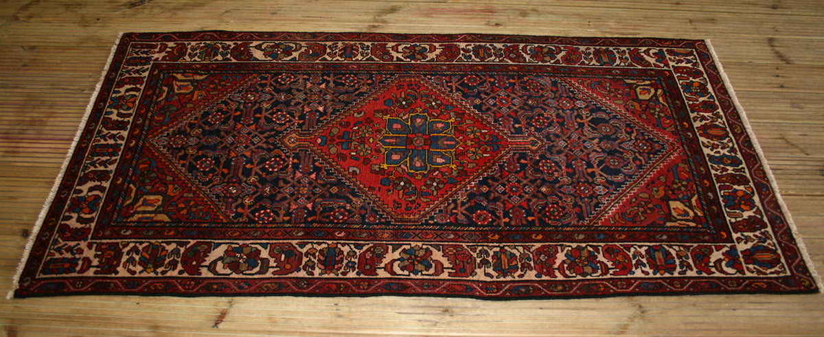 Semi-Antique Persian Malayer Rug