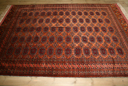 Afghan Turkman Wool & Silk Rug