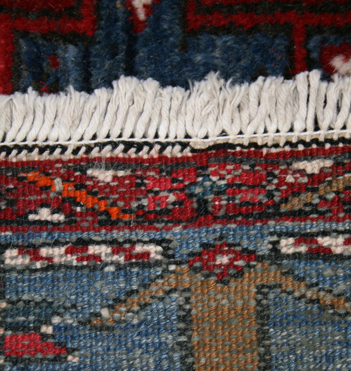 Semi-Antique Caucasian Runner Rug