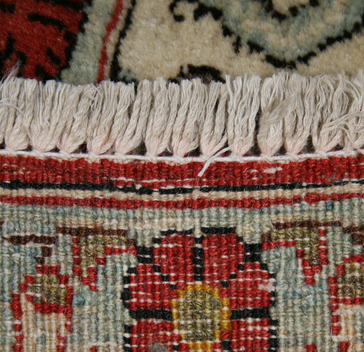 Semi-Antique Persian Varamin Rug