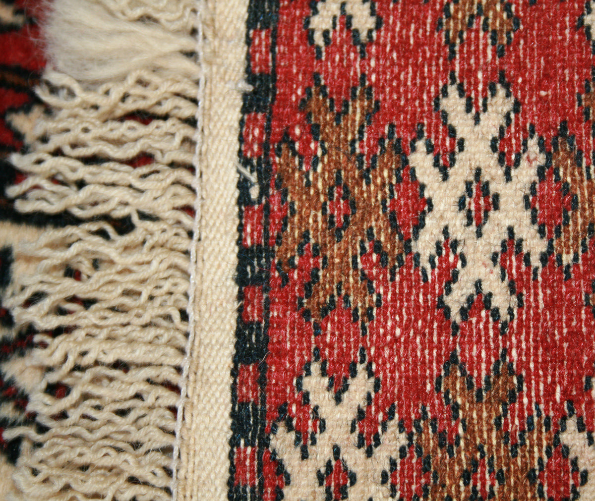 Hand-Knotted Afghan Turkmen Rug - Ref: 1862 - 285 x 187cm – Little-Persia