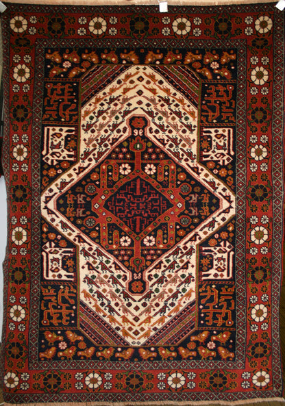 Semi-Antique Persian Ghoochan Rug