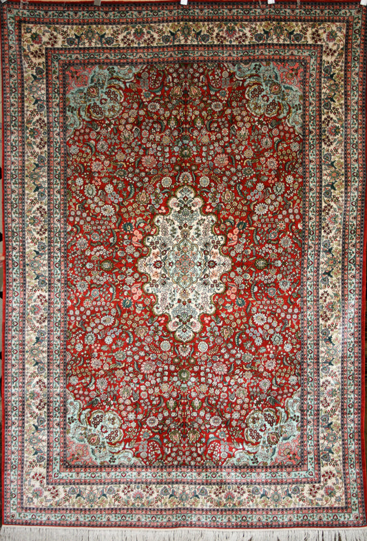 Chinese Tabriz Silk Rug