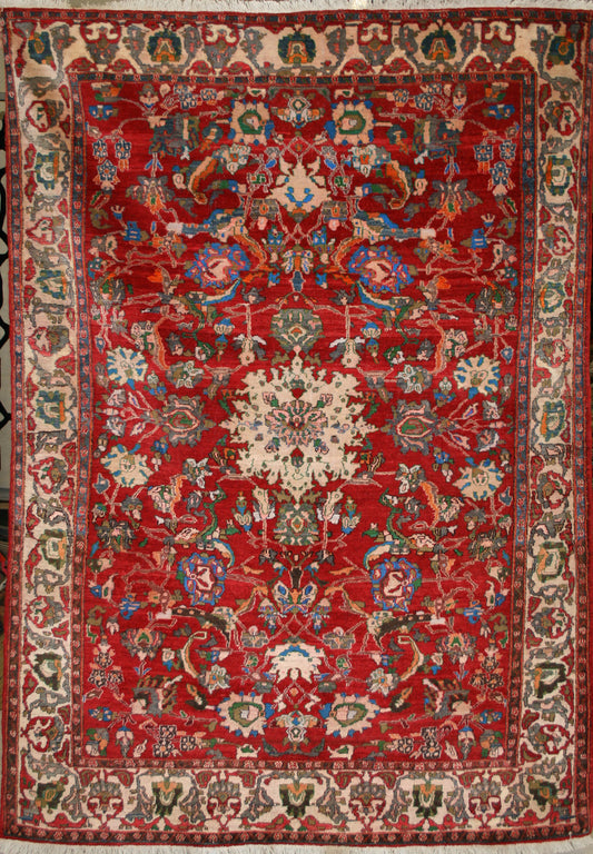 Semi-Antique Persian Isfahan Rug