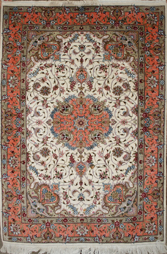 Persian Tabriz Wool & Silk Rug