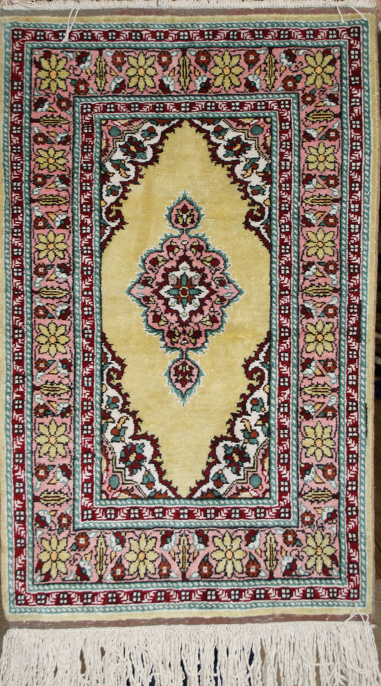 Turkish Kaysari Wool & Silk Rug