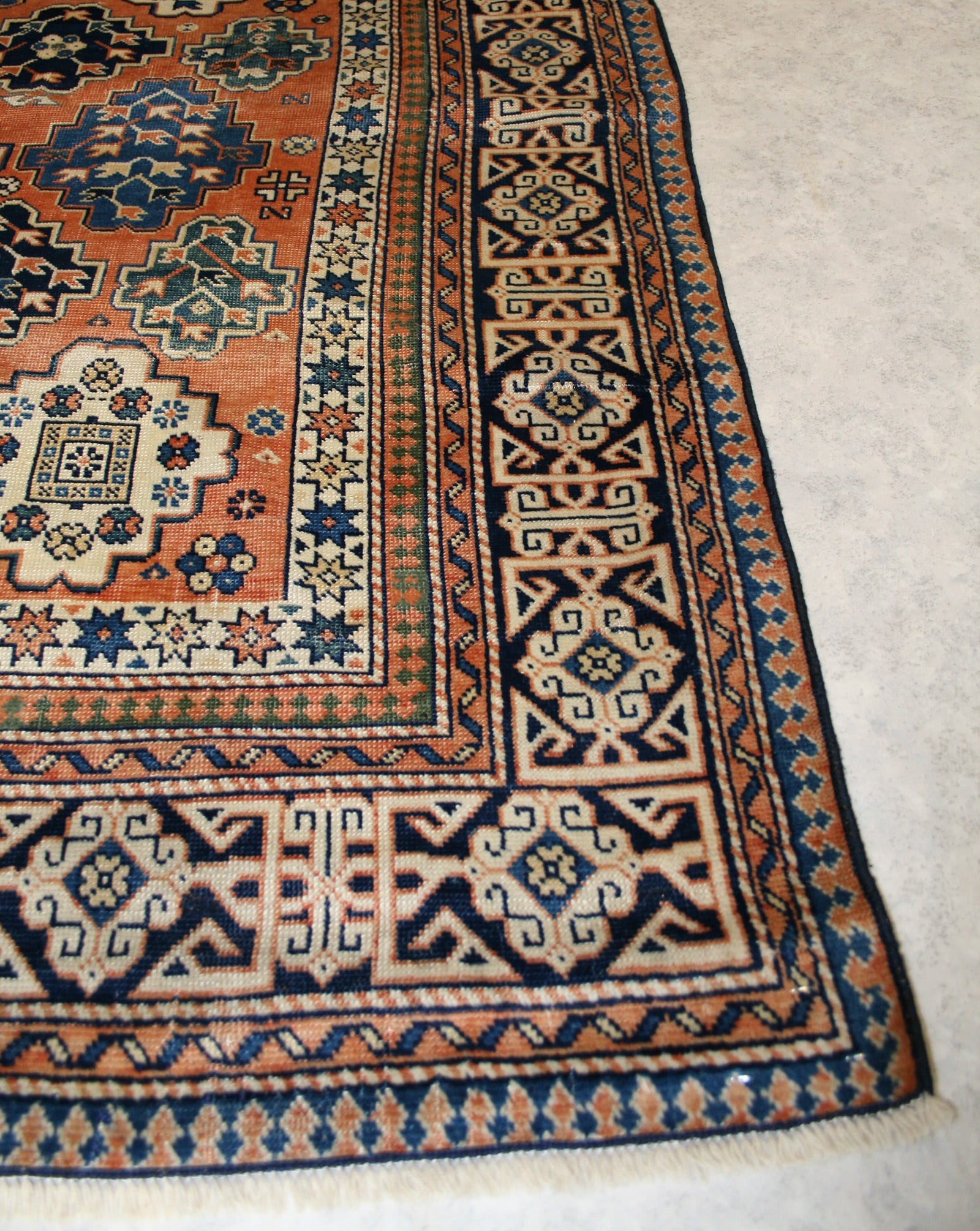Antique Caucasian Shirvan Rug