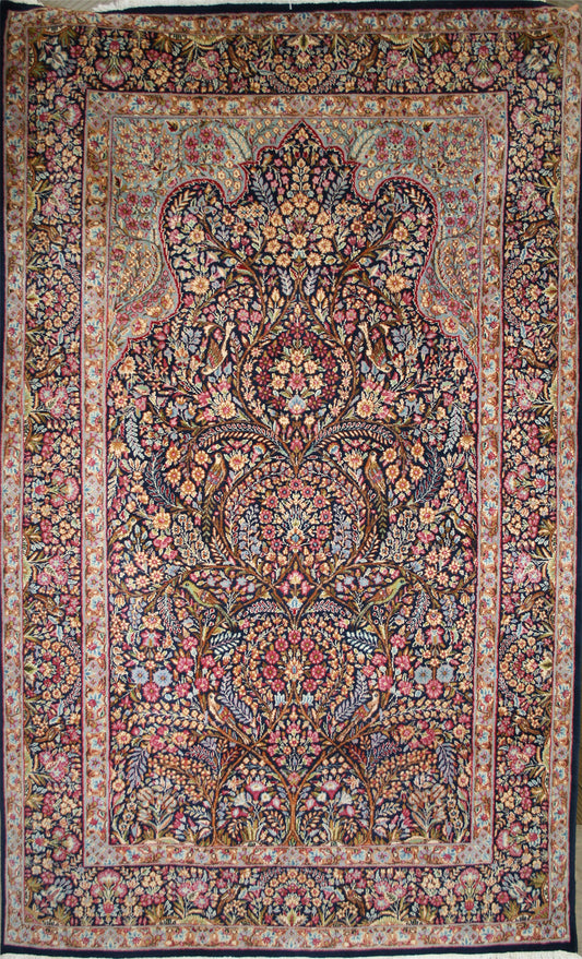 Semi-Antique Persian Kerman Rug
