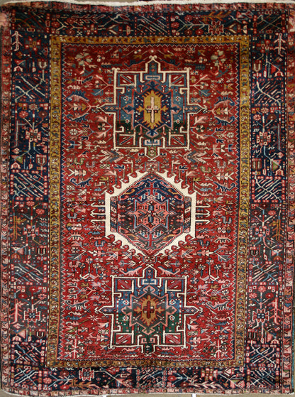 Semi-Antique Persian Gharacheh Rug