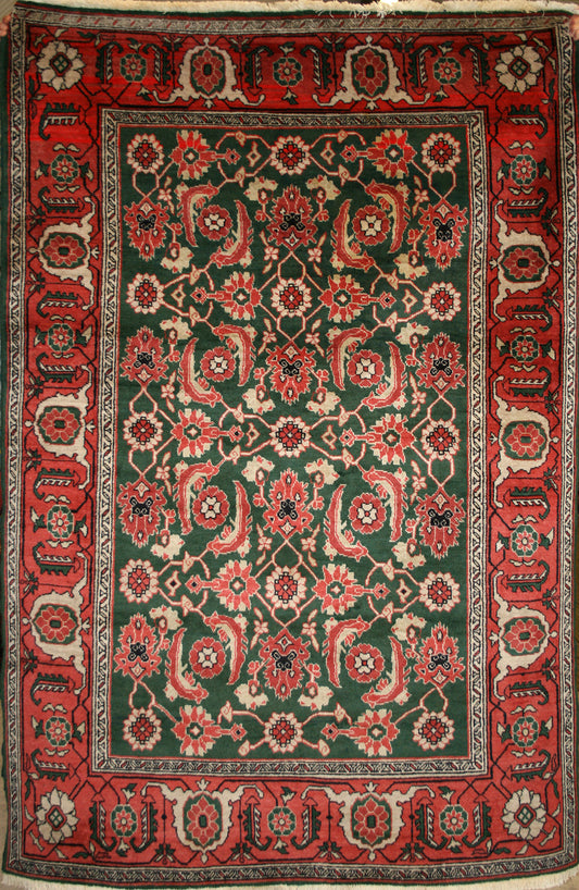 Semi-Antique Indian Sarouk Rug