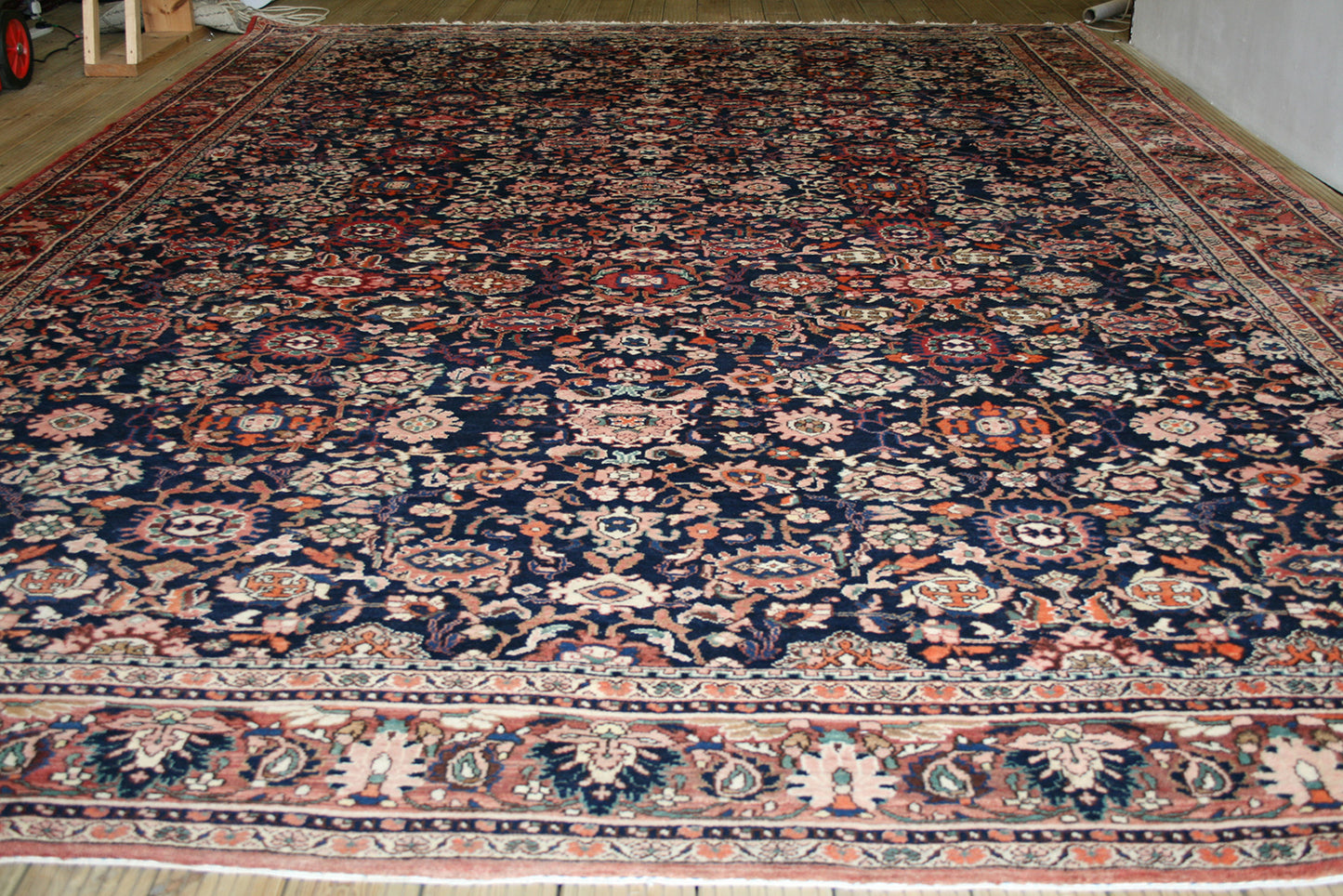 Semi-Antique Persian Nanaj Rug