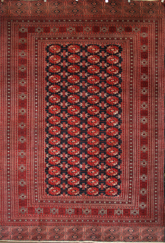 Semi-Antique Persian Turkman Rug