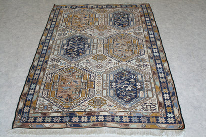 Semi-Antique Persian Azari Soumak Rug