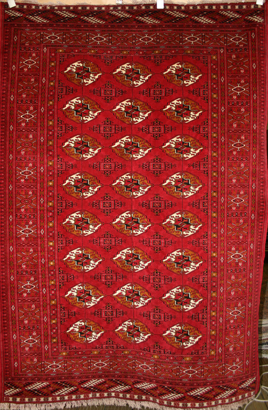 Semi-Antique Persian Turkman Rug