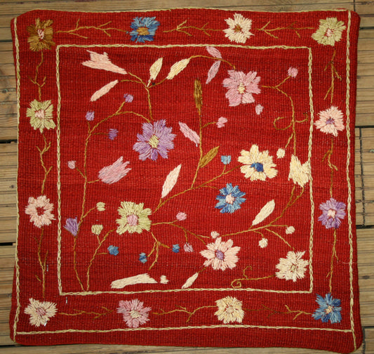 Afghan Kilim Square Cushion