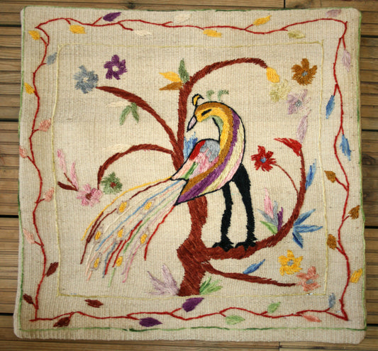 Afghan Kilim Square Cushion