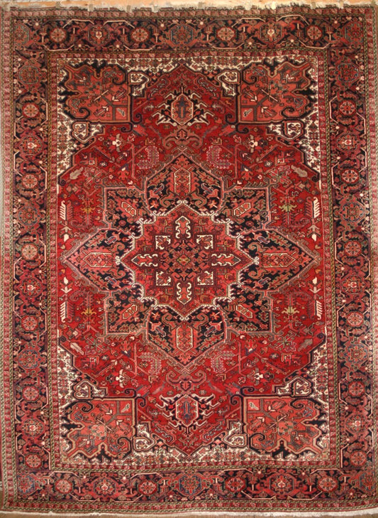 Semi-Antique Persian Geravan Rug