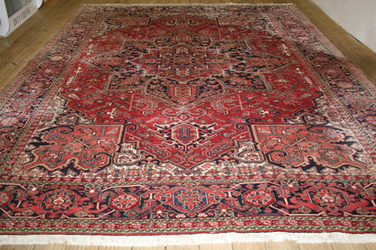 Semi-Antique Persian Geravan Rug