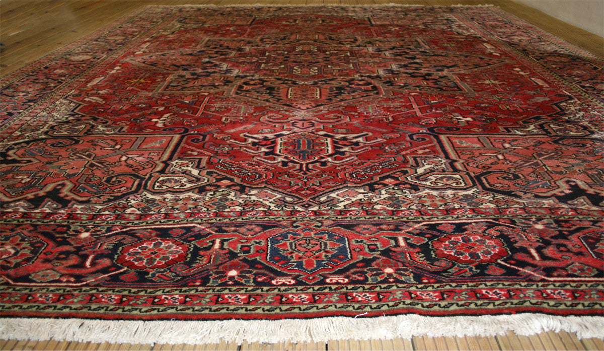 Semi-Antique Persian Geravan Rug