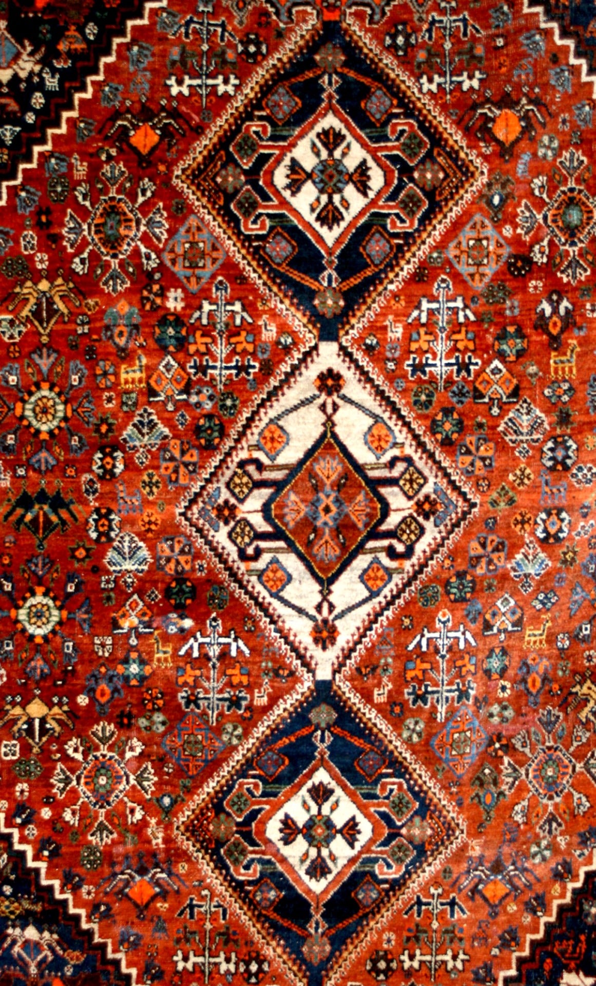 Semi-Antique Persian Qashqai Rug
