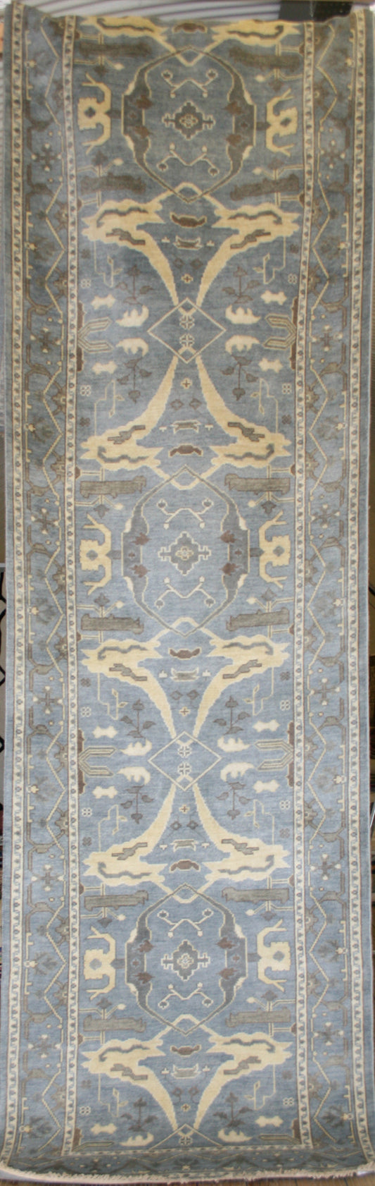 Indian Ushak Runner Rug