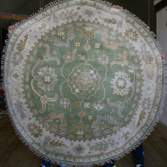 Indian Ushak Square Rug