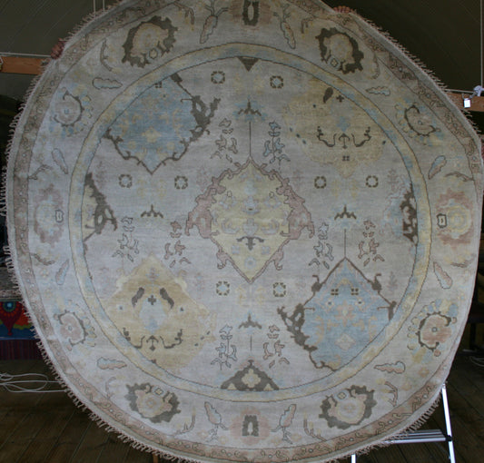 Indian Ushak Square Rug