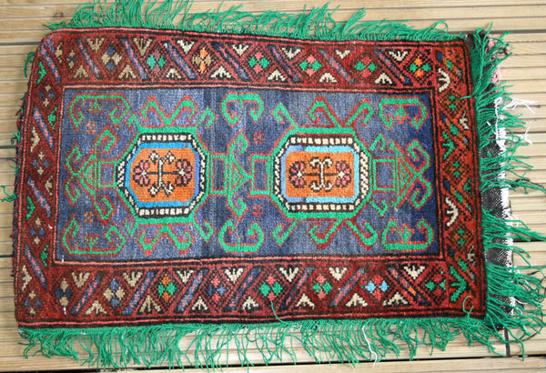 Hand-Knotted Semi-Antique Afghan Baluch Rug - Ref: 2289 - 71 x