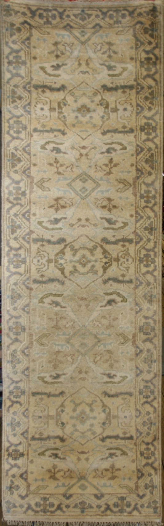 Indian Ushak Runner Rug