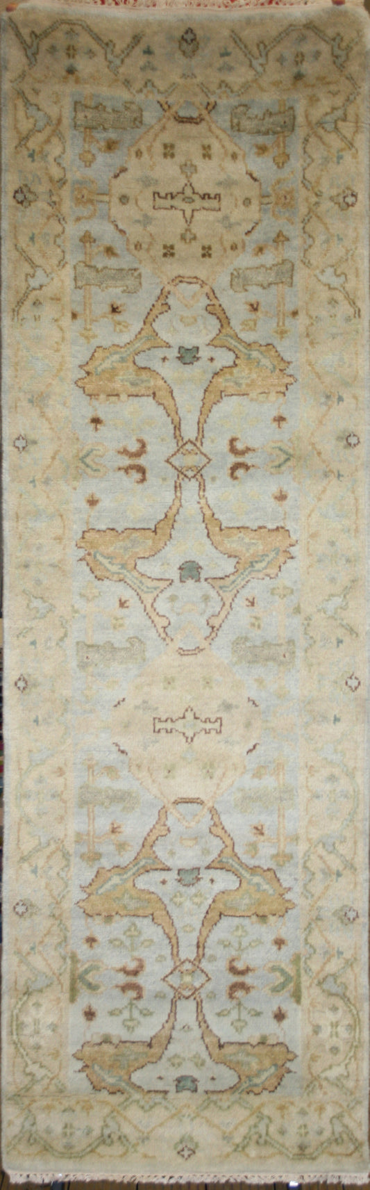 Indian Ushak Runner Rug